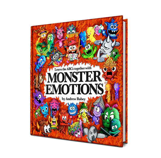 HARDBACK BOOK - Learn the ABC's Together with MONSTER EMOTIONS