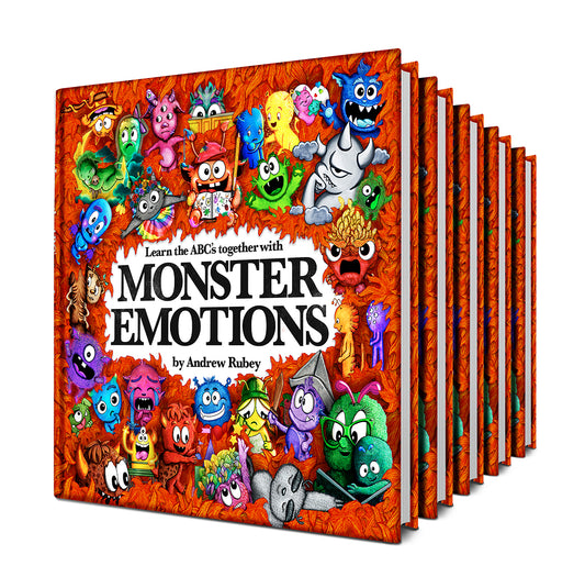 HARDBACK BOOK - Bundle of 5 - Learn the ABC's Together with MONSTER EMOTIONS