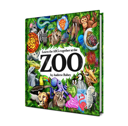 HARDBACK - LEARN THE ABC'S AT THE ZOO
