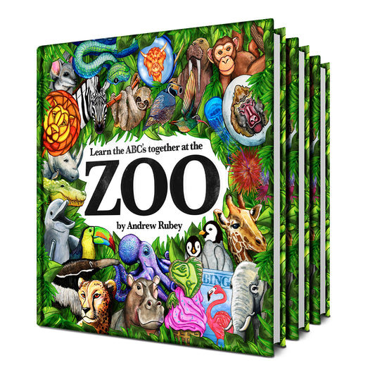 HARDBACK Bundle of 3 - LEARN THE ABC'S AT THE ZOO